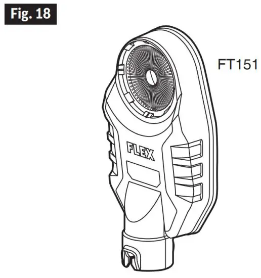 FLEX FX1551A 24V 1 Inch Rotary Hammer - DUST EXTRACTION