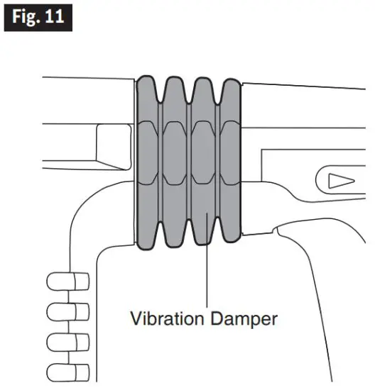 FLEX FX1551A 24V 1 Inch Rotary Hammer - VIBRATION DAMPER