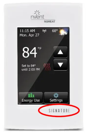 nvent AC0055 Nuheat Signature Thermostat