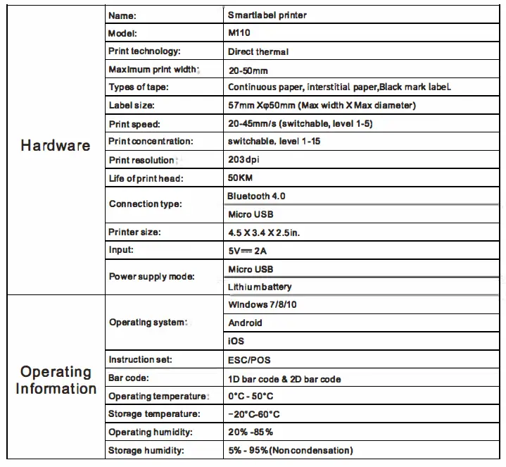 Zhuhai-Quin-Technology-M110S-Label-Maker-9