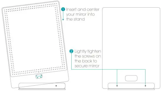 RIKI TALL 5X Vanity Mirror - figure 1