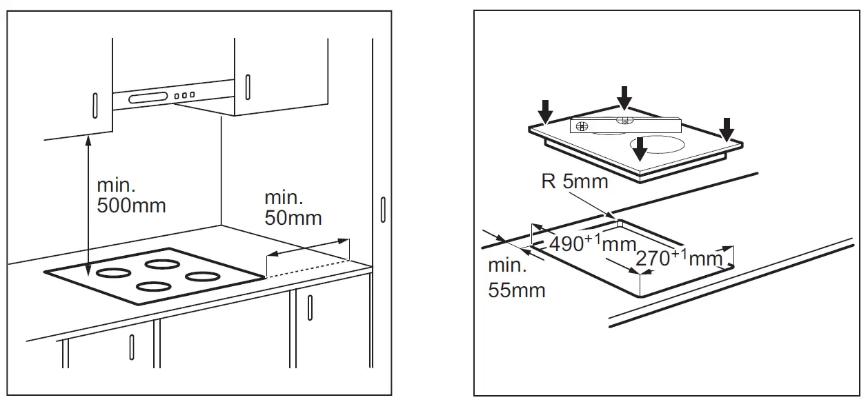 AEG HRB32310CB Built-In Ceramic Hob fig 1