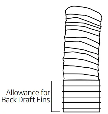 Back Draft Fins (For applicable models)