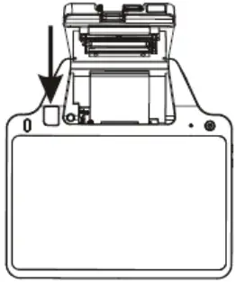 PAX E700GM Load Printer Paper 1