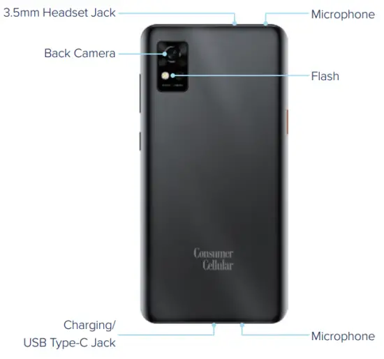 Consumer Cellular ZTE Avid 589 32GB Smart Phone - Feartures 1