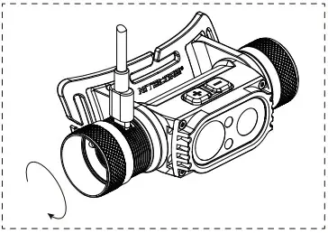 NITECORE HC68 High Performance Dual Beam E-Focus Headlamp - Chaging
