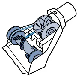 Bissell Pet Hair Eraser Slim Corded Brush Roll