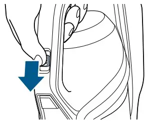 Bissell Pet Hair Eraser Slim Corded Power Switch