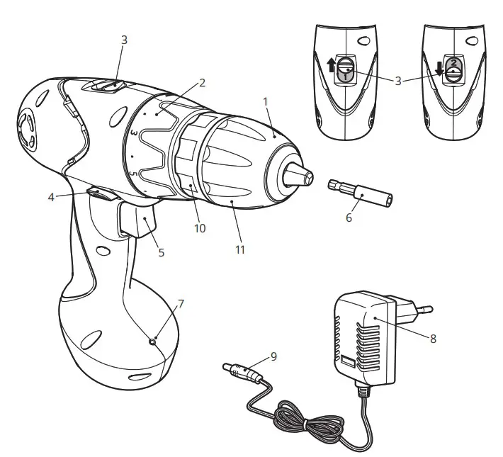 IKEA FIXA screwdriverdrill Li ion 14 4V - Product Overview 1