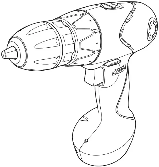 IKEA FIXA screwdriverdrill Li ion 14 4V - cover