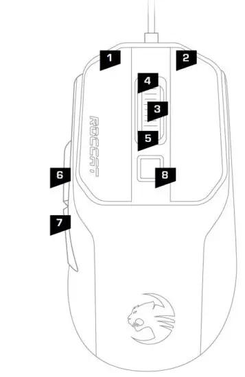 ROCCAT Kain 100 Aimo RGB PC Gaming Mouse-fig1