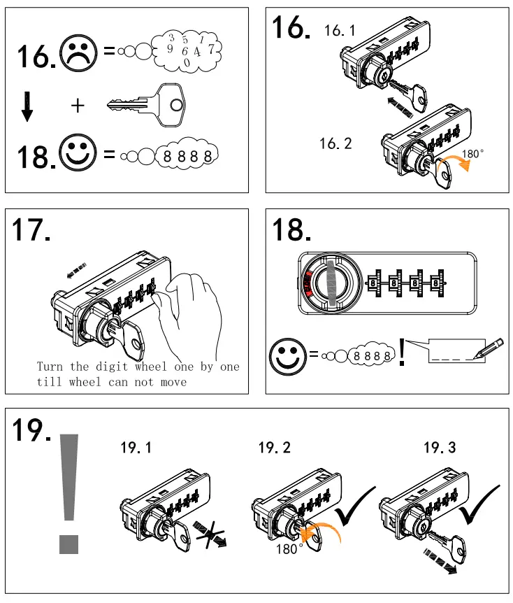 OLP 9525 Combination Lock - fig 2