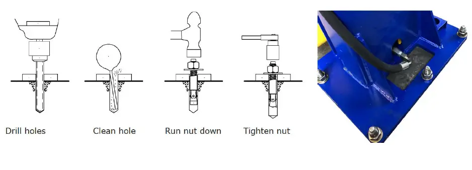 APlusLift -HW-10KBP 2-Post -Floor -Plate- Car -Lift -10000LB -Capacity -3