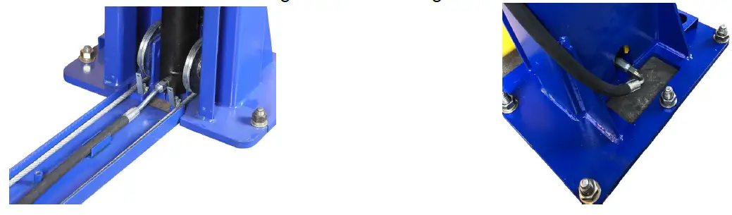 APlusLift -HW-10KBP 2-Post -Floor -Plate- Car -Lift -10000LB -Capacity -6