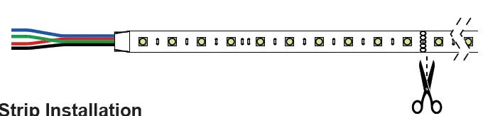 SUPER BRIGHT LEDS STN-2-RGB Under Cabinet LED Flexible Light Strip Kit 2