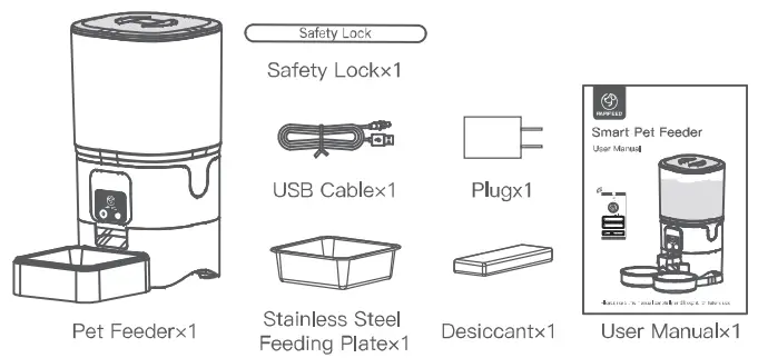 PAPIFEED CAM1080 Automatic Pet Feeder- fig2