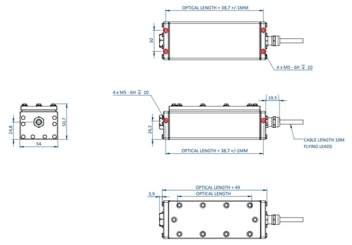 effilex IP69K Waterproof High Power LED Bar 3
