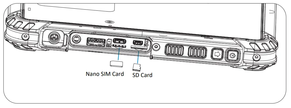 Unistrong UT55 Rugged windows Tablet - REMOVE SIM