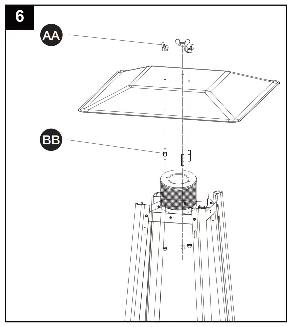 Volcano G21 Gas patio heater - Montageanleitung 6
