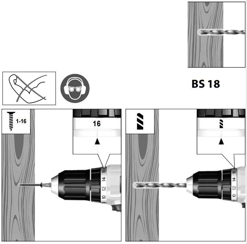 Gude BS 18 Cordless Drill or Driver - fig 10