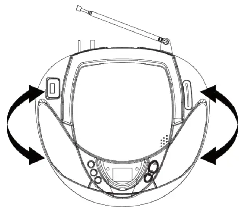 GOGEN CDM 388 USB MP3 CD Radio Portable Player - better