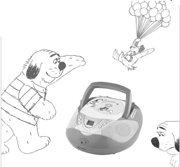 GOGEN CDM 388 USB MP3 CD Radio Portable Player