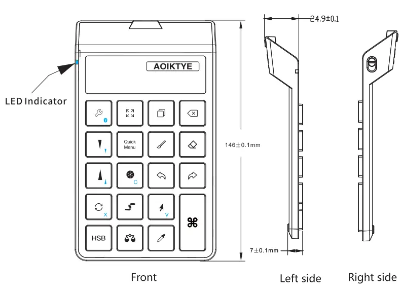 AOIKTYE-Wireless-Shortcut-Keypad-for-Procreate-2