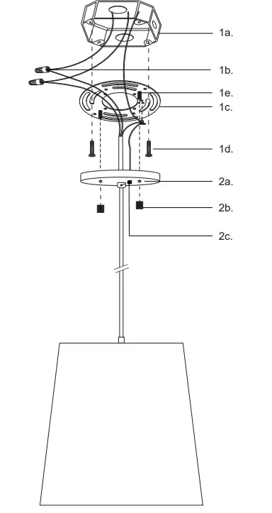 Kuzco Lighting 493620-WH Guildford 1 Light 20 inch White-FIG1`