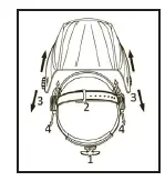 BORMANN BIW1500 Electronic Welding Mask fig 4