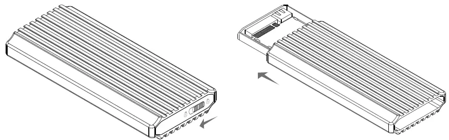TOOQ TQE-2221G M.2 STORAGE ENCLOSURE-1