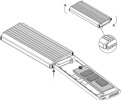 TOOQ TQE-2221G M.2 STORAGE ENCLOSURE-6