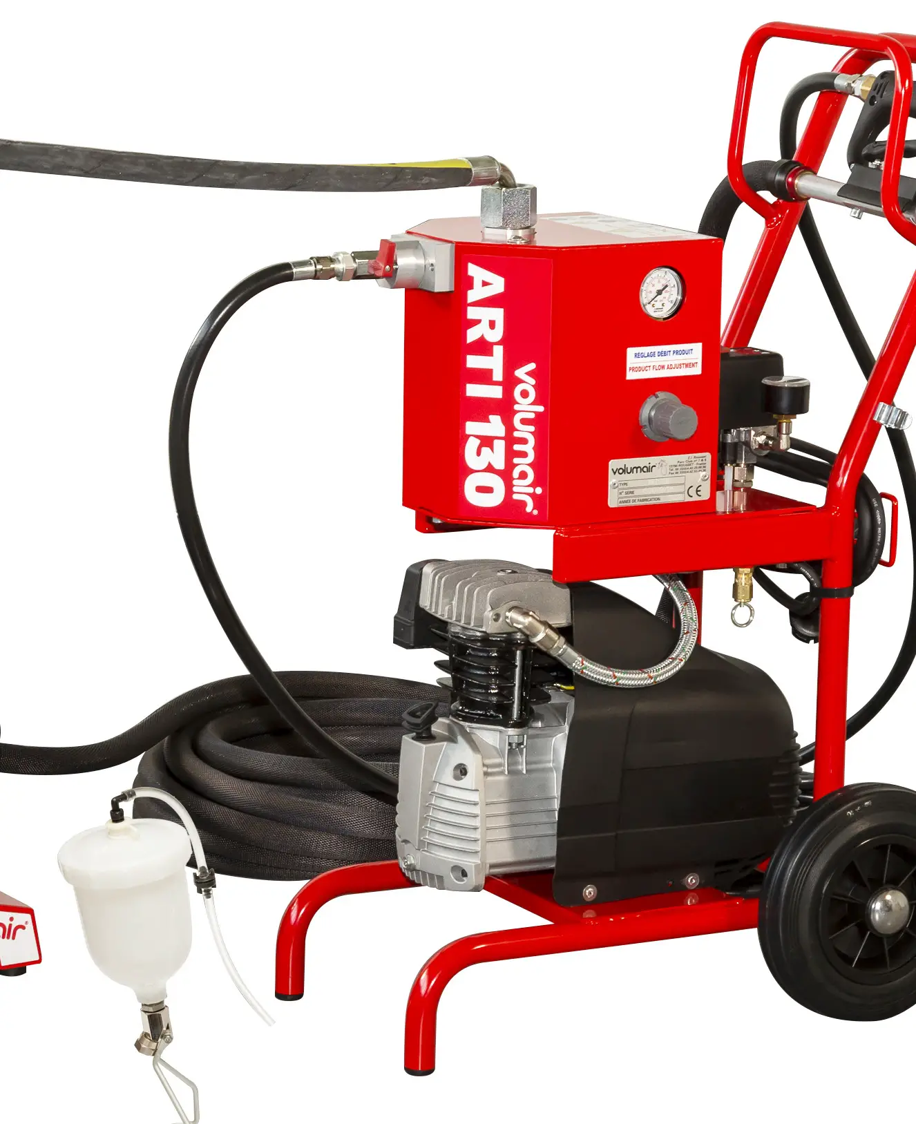 volumair HV460 Long Spray Gun ARTI 130 2 Trolley - cover