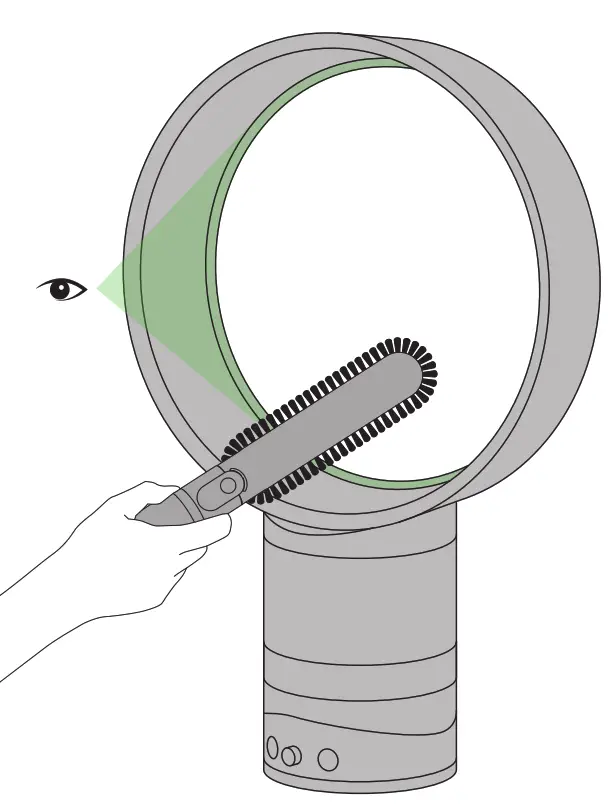 Dyson AM01 Fan --- Look for blockages
