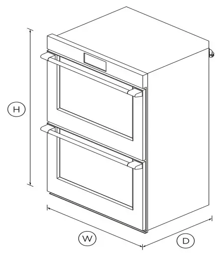 FISHER PAYKEL OB30DPPTX1 Double Oven - fig 1