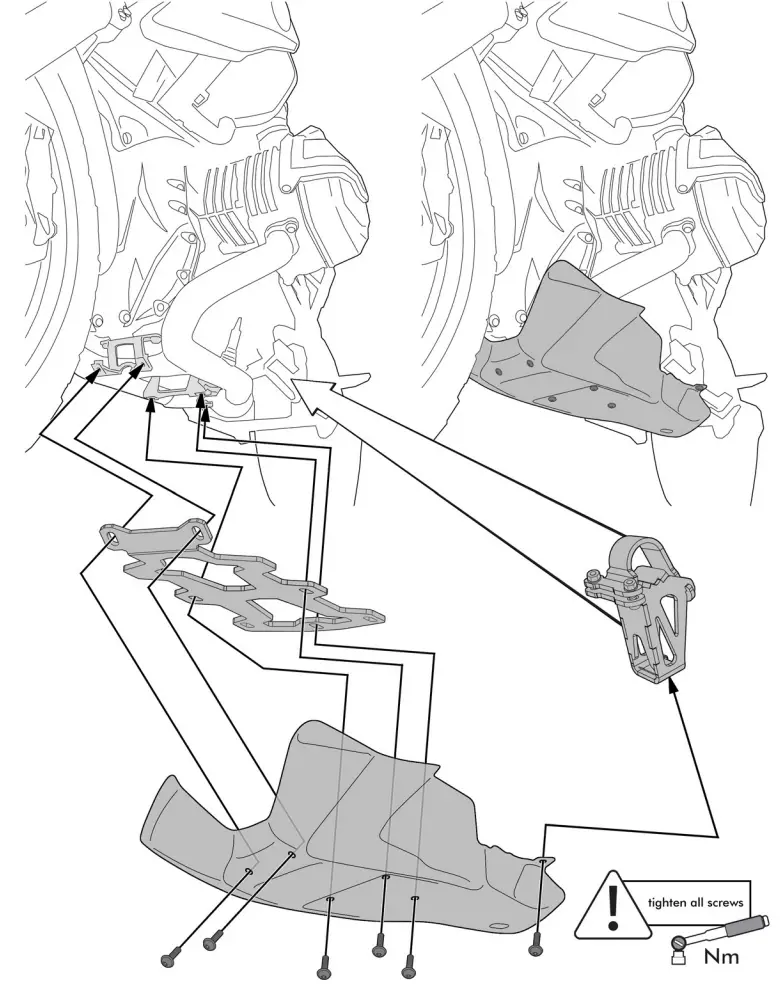 TOURATECH R1250GS Adventure Crash Bar Bull Bar XL - 1