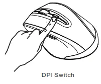 VOXICON Wireless Keyboard and Mouse - Dpi shift function