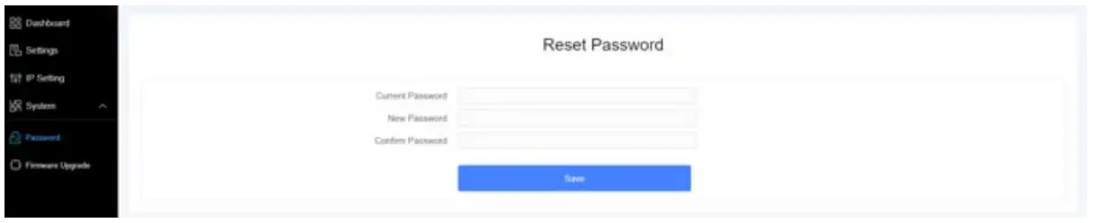Modifying Password