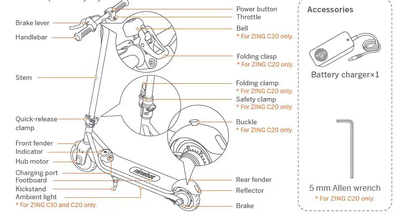 ninebot-ZING-C8 Electric-Kick Scooter-fig- (15)