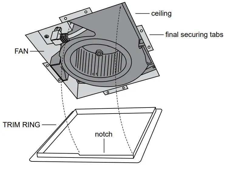 ReVent RVS130 Roomside Installation Bathroom Exhaust Ventilation Fan - fig 38