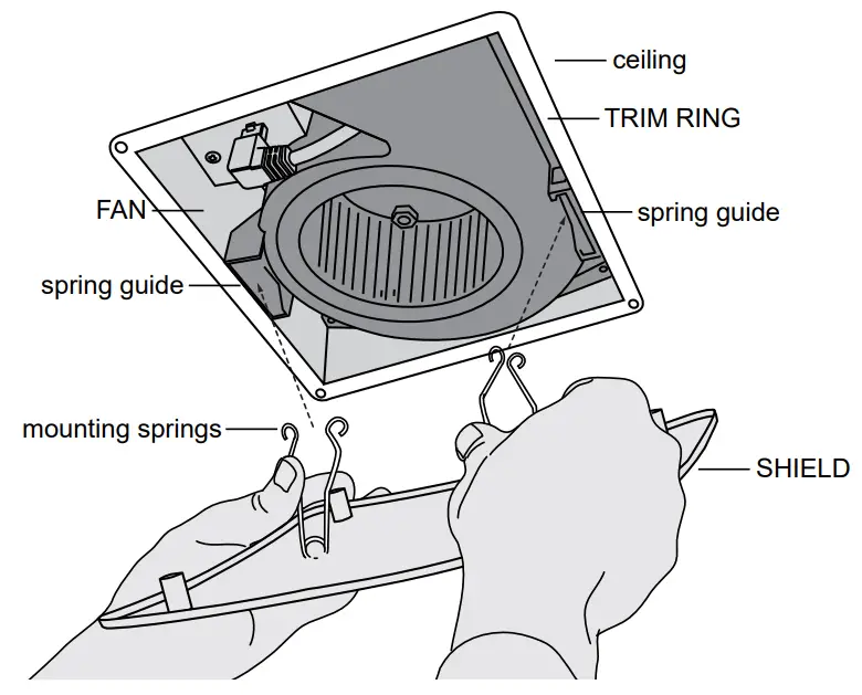 ReVent RVS130 Roomside Installation Bathroom Exhaust Ventilation Fan - fig 39