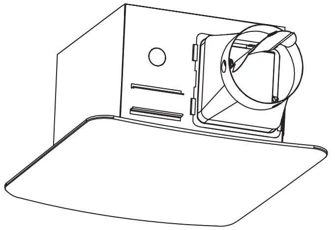 ReVent RVS130 Roomside Installation Bathroom Exhaust Ventilation Fan