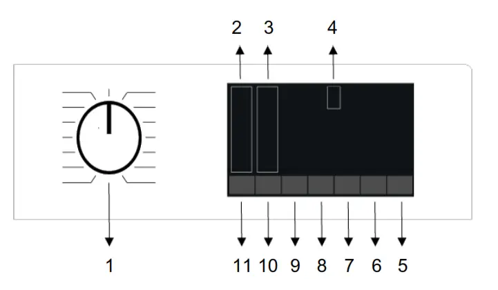 GRUNDIG GW5P4724W Washing Machine - connection 1