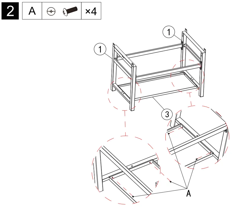 GB4000 36 Inch 4-Burner Gas Griddle Assembly illustration