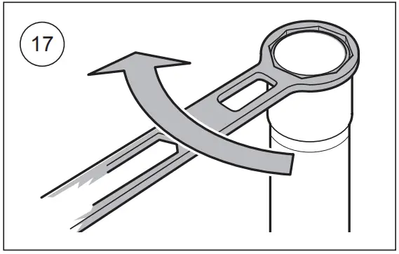 OHLINS FCX 0205 Off Road TTX Cartridge Kit - tightening torque