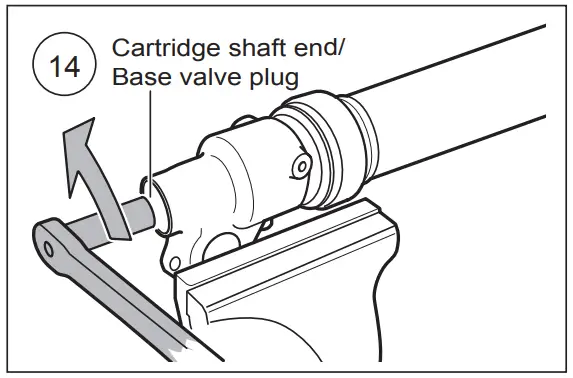 OHLINS FCX 0205 Off Road TTX Cartridge Kit - valve plug