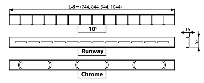 RAVAK X01635 Shower Drain Stainsteel Steel -Fig