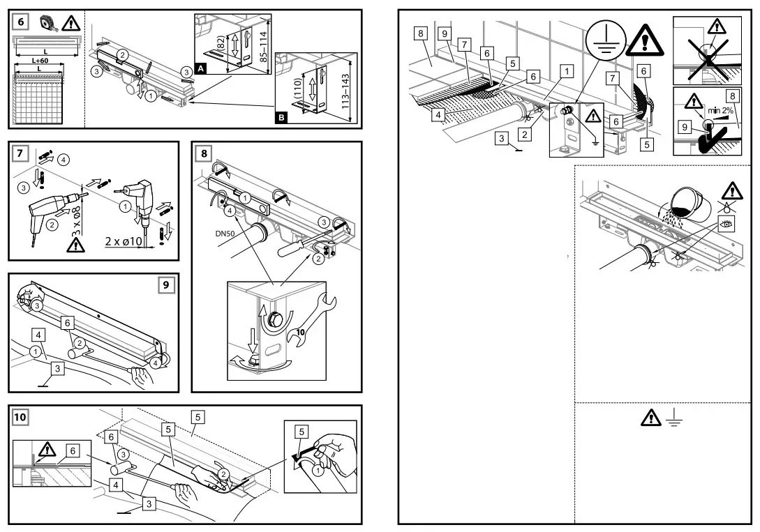 RAVAK X01635 Shower Drain Stainsteel Steel -Fig3