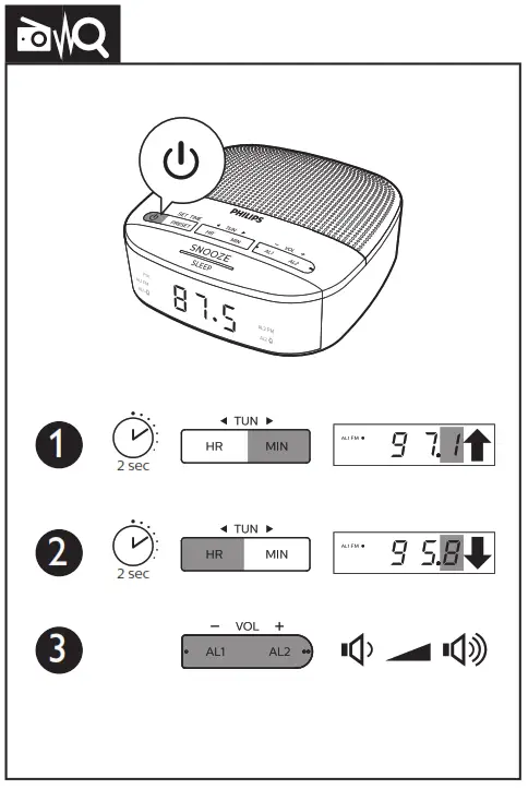 PHILIPS TAR3205 37 Clock Radio - fig8