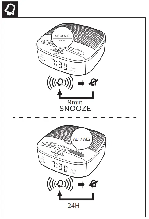 PHILIPS TAR3205 37 Clock Radio - fig9