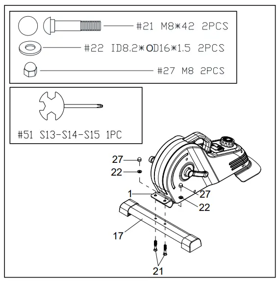 SUNNY Health Fitness SF-B0891 Under Desk Magnetic Cycle Pedals Mini Exercise Bike - fig 3